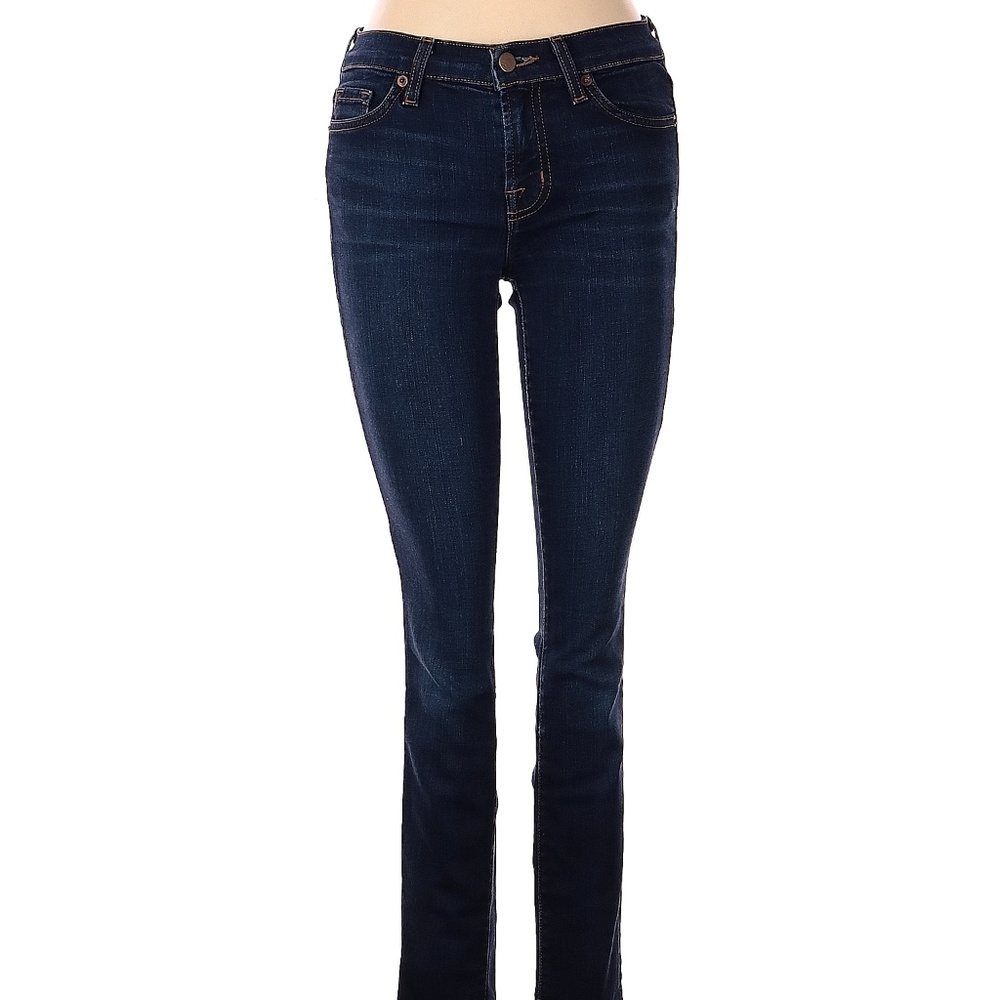 J Brand Jeans 25 Waist, NoirBlue,Dark wash Skinny leg cut Low rise Raw Hem